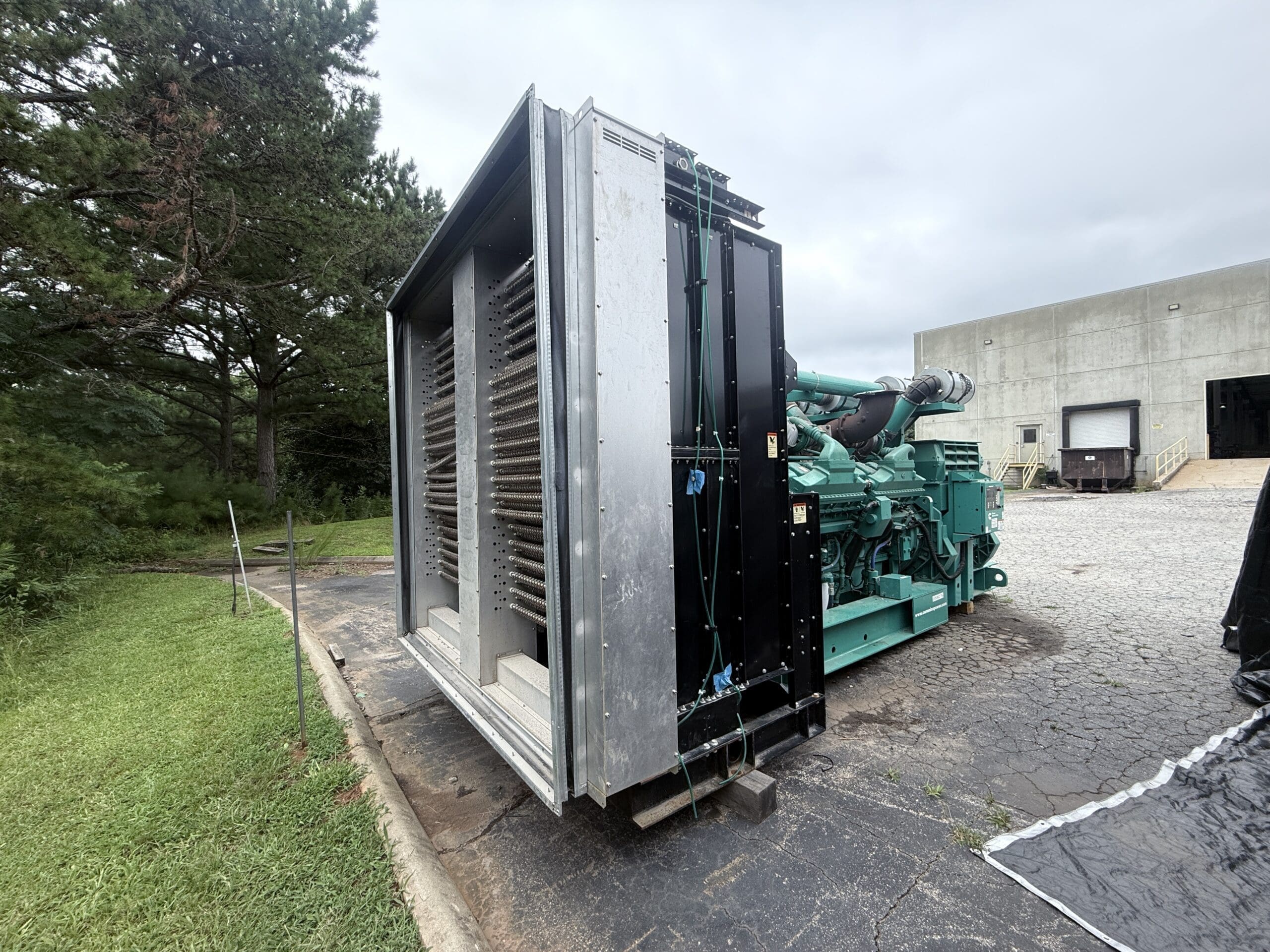 2250 kW Cummins Open Skid Diesel Generator