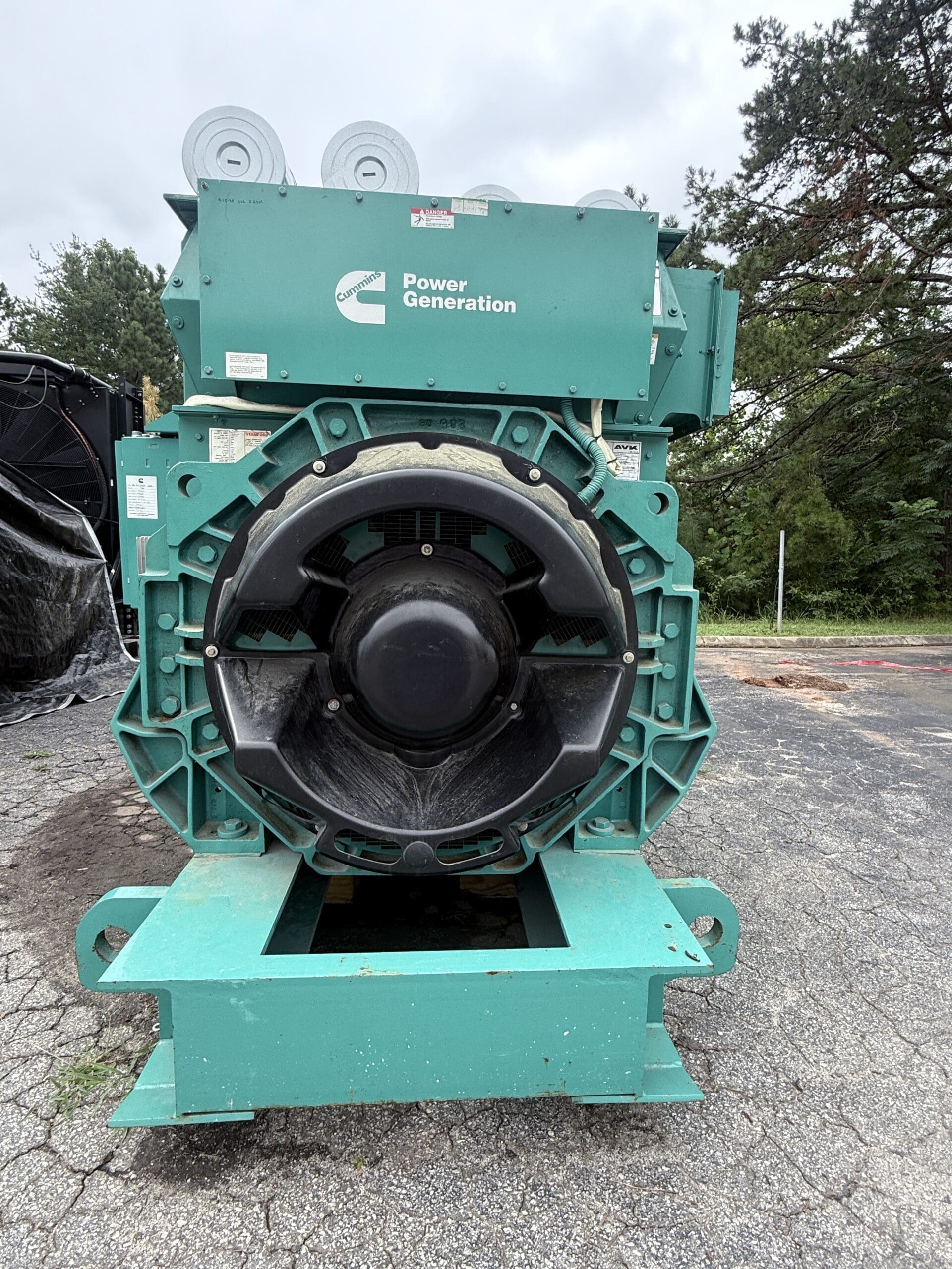 2250 kW Cummins Open Skid Diesel Generator