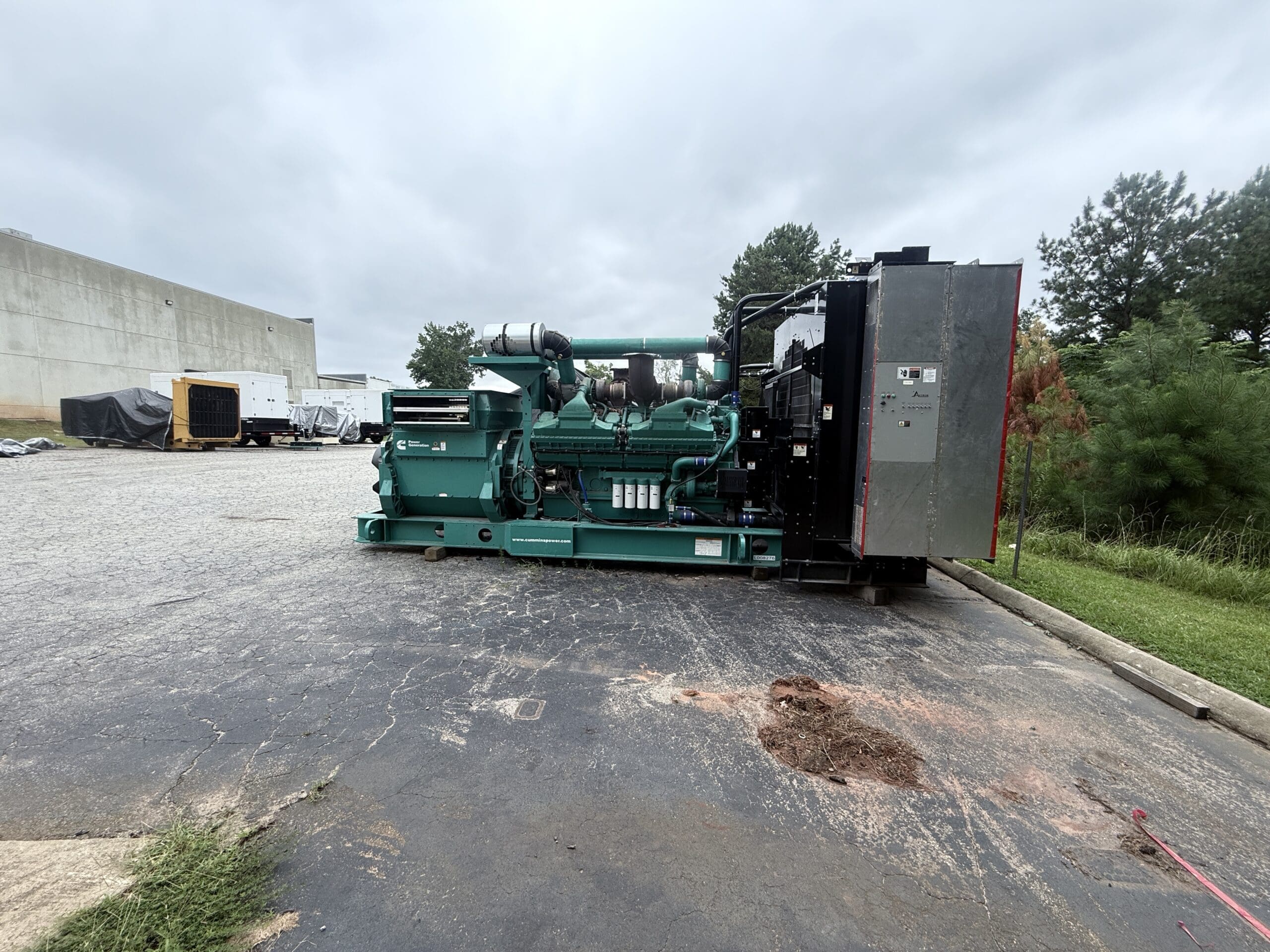 2250 kW Cummins Open Skid Diesel Generator