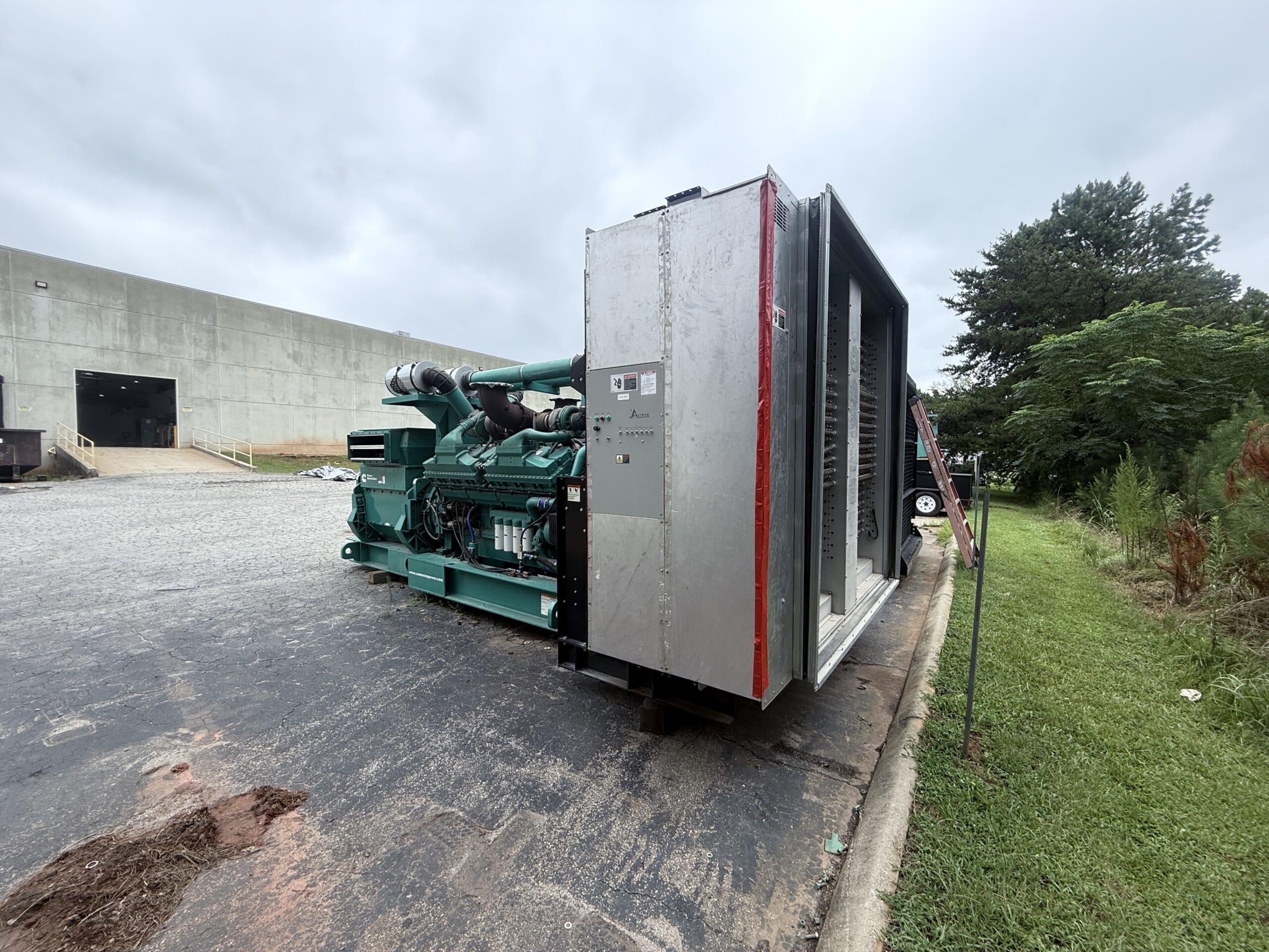 2250 kW Cummins Open Skid Diesel Generator