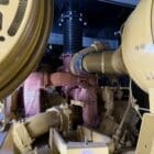 1500 kW CAT 3512C Generator Enclosure top of generator