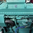 2250 kW Cummins Open Skid Diesel Generator cummins logo with wires
