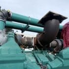 2250 kW Cummins Open Skid Diesel Generator exhaust vent