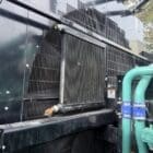 2250 kW Cummins Open Skid Diesel Generator fan view close up back of generator