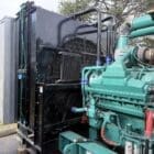 2250 kW Cummins Open Skid Diesel Generator side view zoomed out