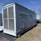 1000 kW CAT Diesel Generator side view from outside